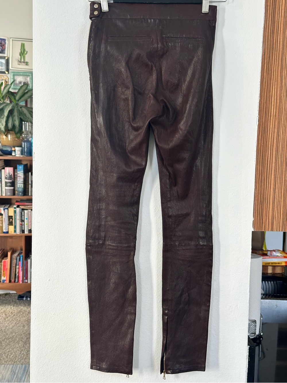 J Brand Lambskin leather pants - Picture 2 of 8